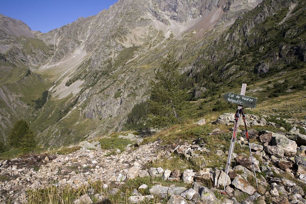 Du refuge des Souffles au col de la Vaurze