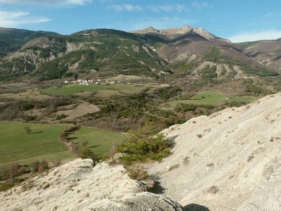 En direction du col de la Beaume...