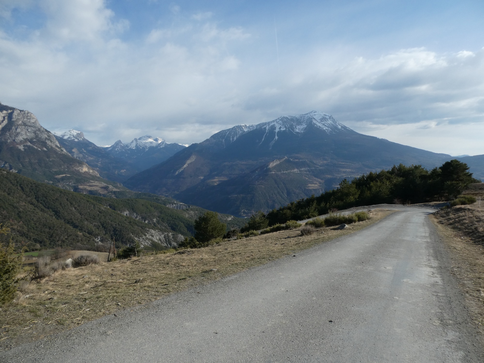 Descente du col de Pontis