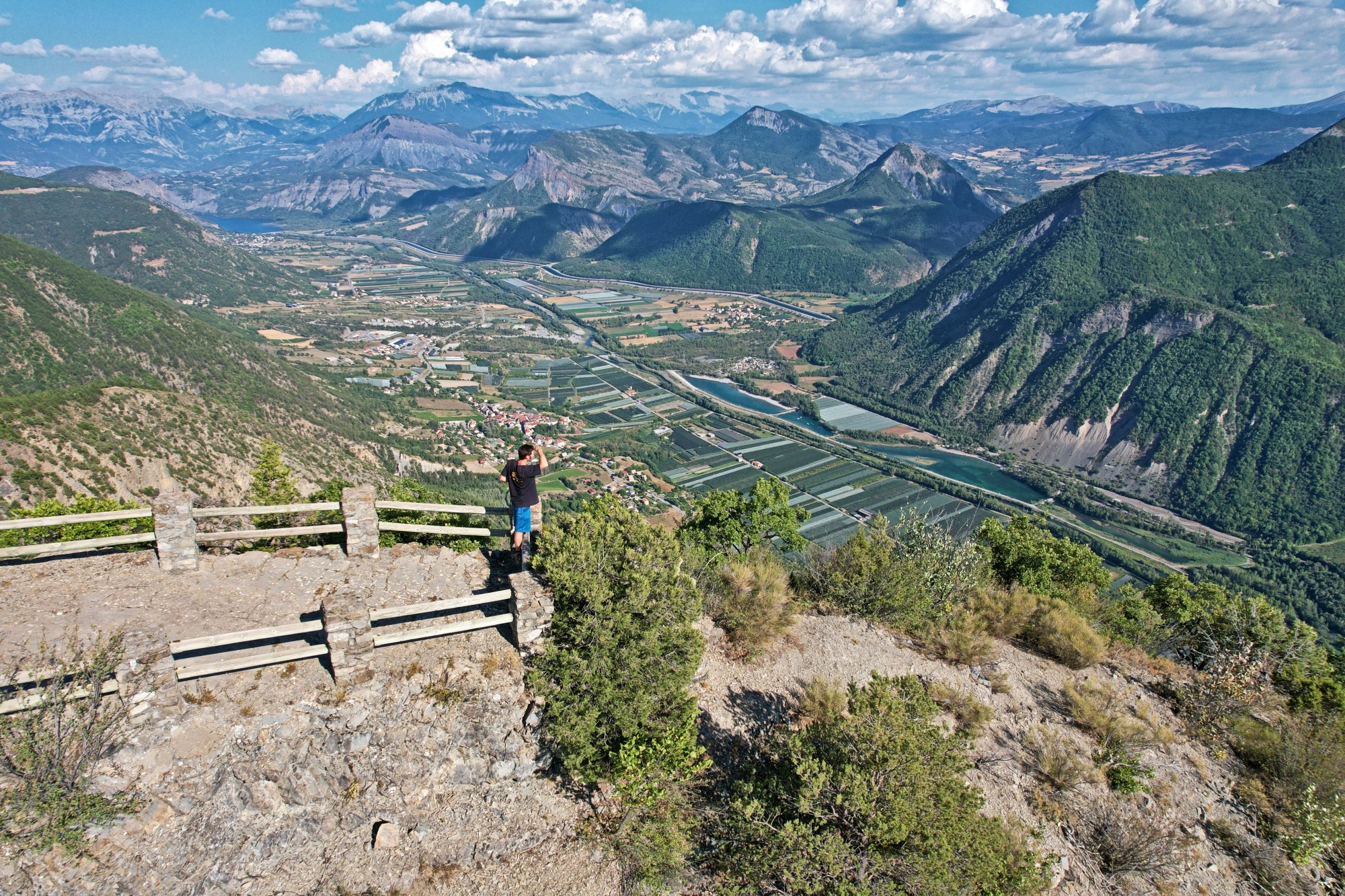 Panorama depuis la montagne de Saint-Maurice