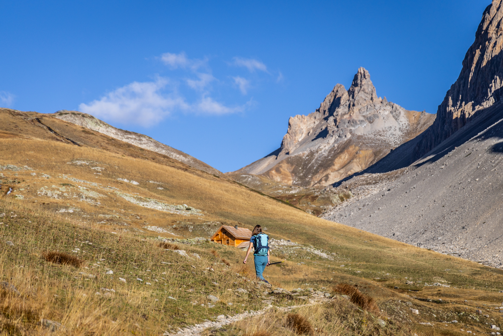 En direction du Col du Vallon