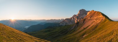 Vue sur l'alpage de Bachillianne
