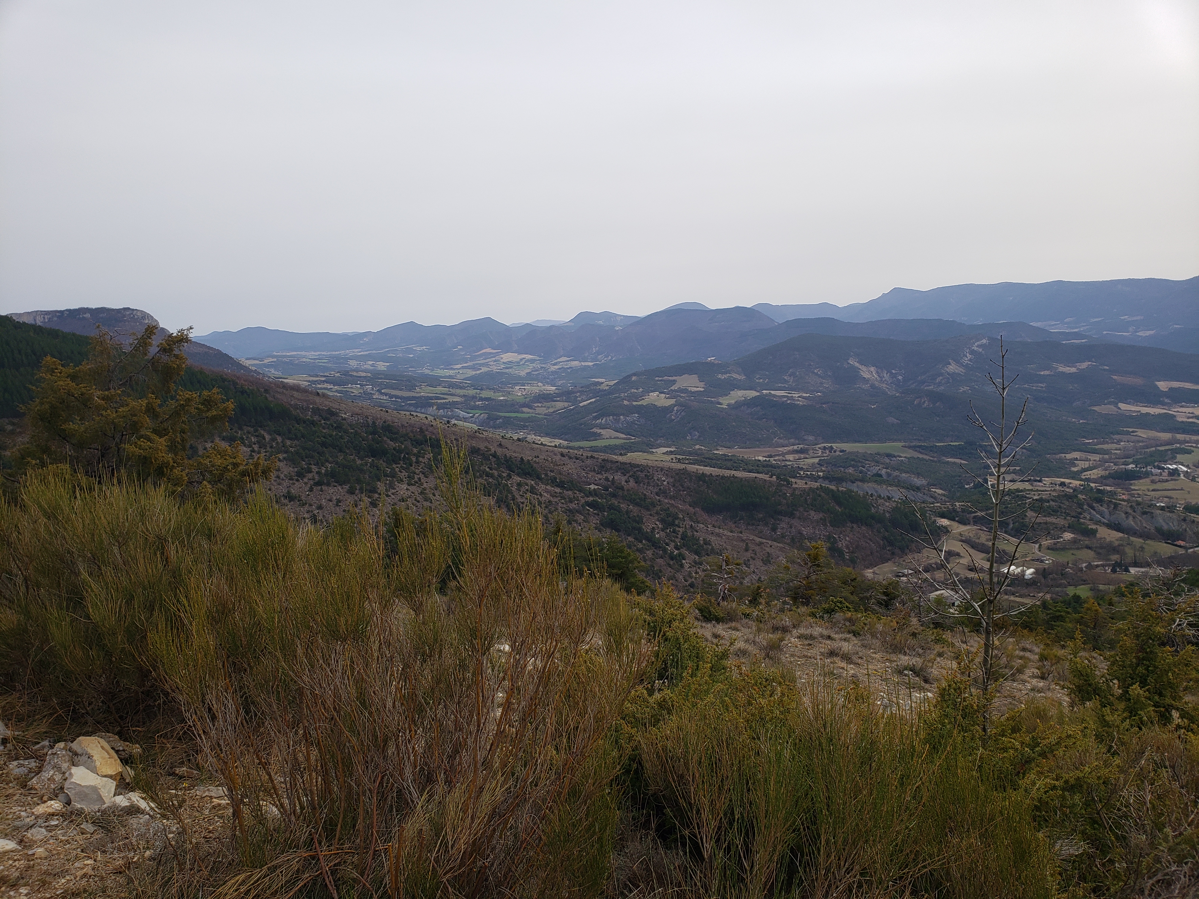Vue sur la vallée du Rosanais