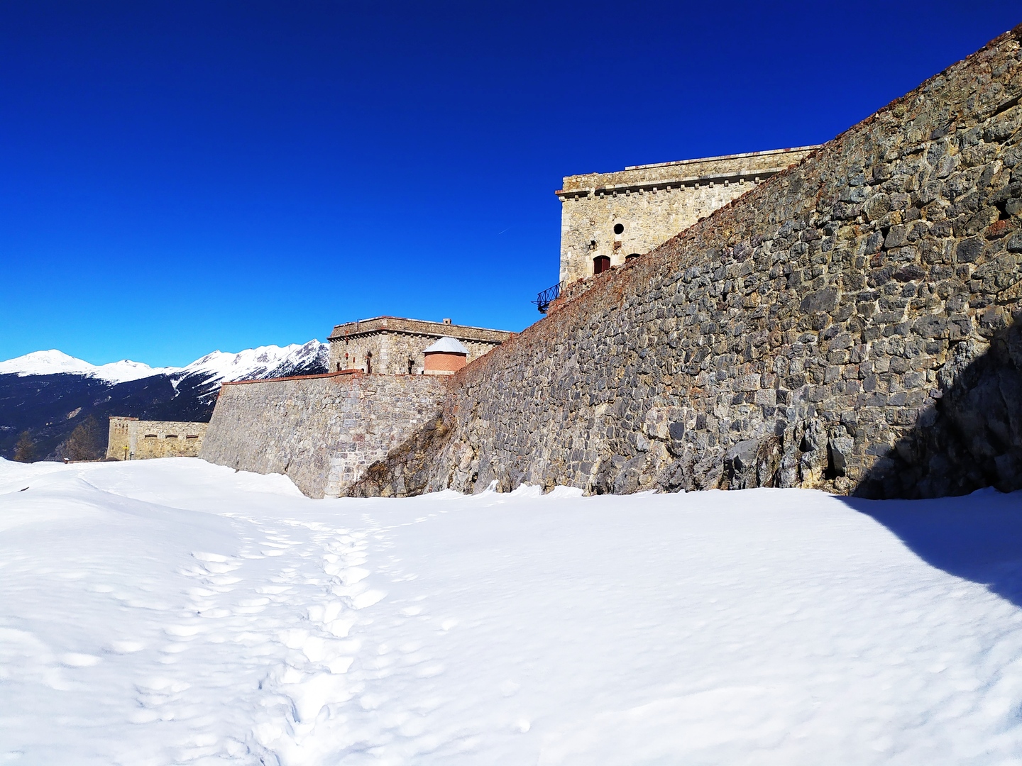 Fort de la Croix de Bretagne hiver