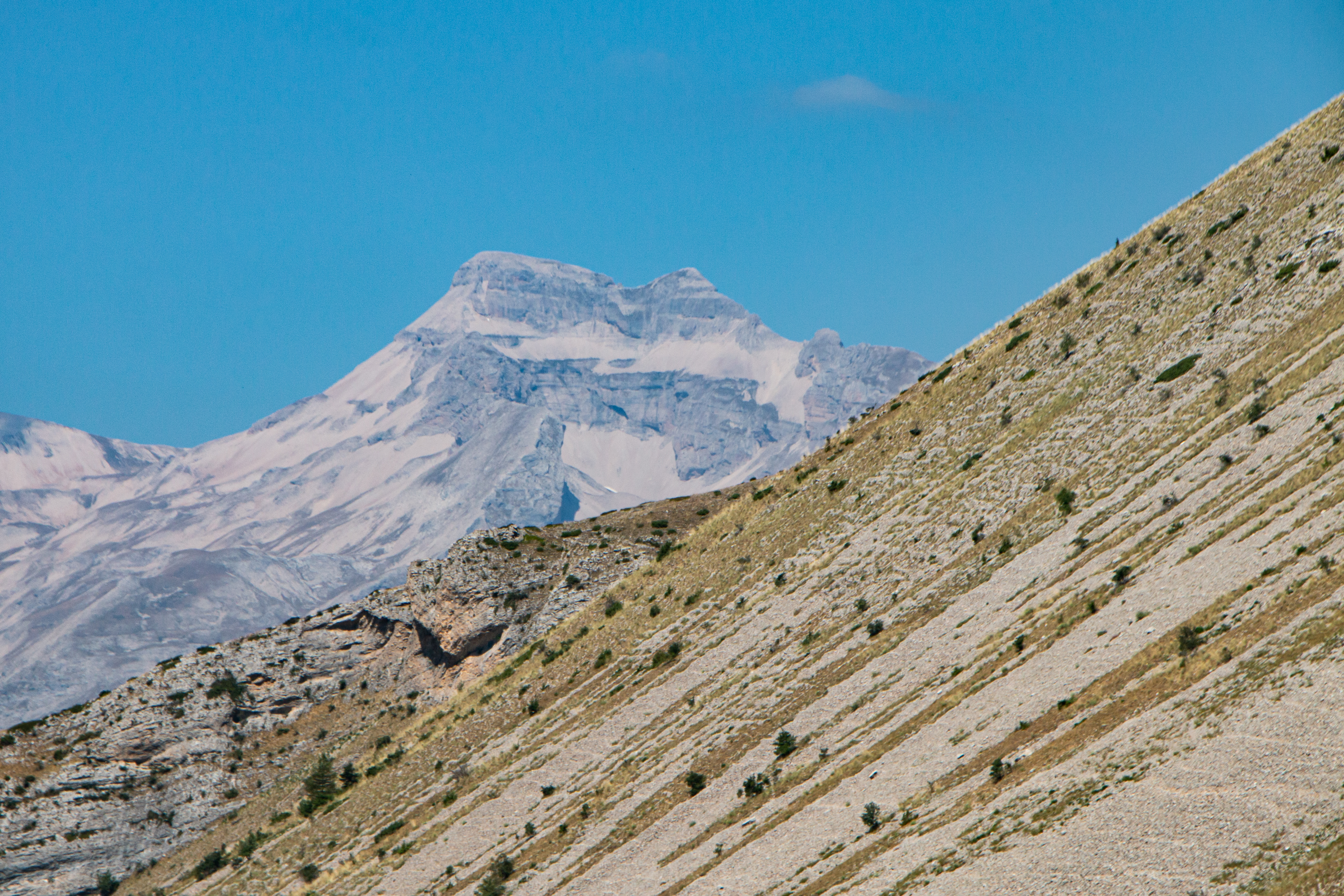 Vue sur le Grand Ferrand depuis la boucle de Tourneau