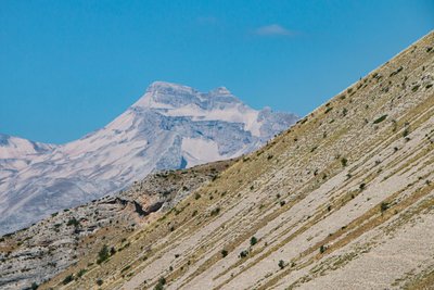 Vue sur le Grand Ferrand depuis la boucle de Tourneau