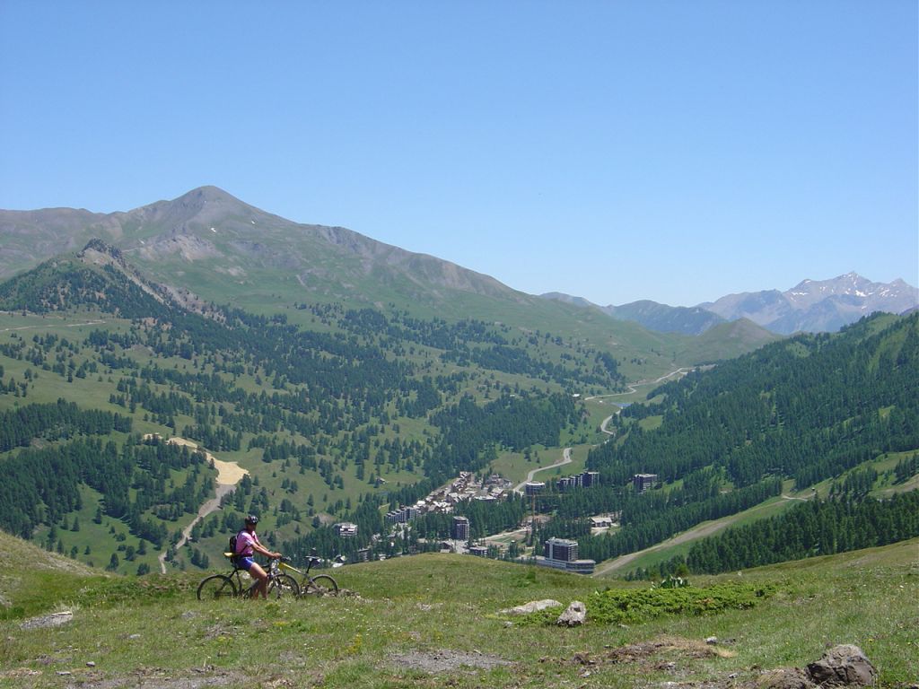 Vue sur la station